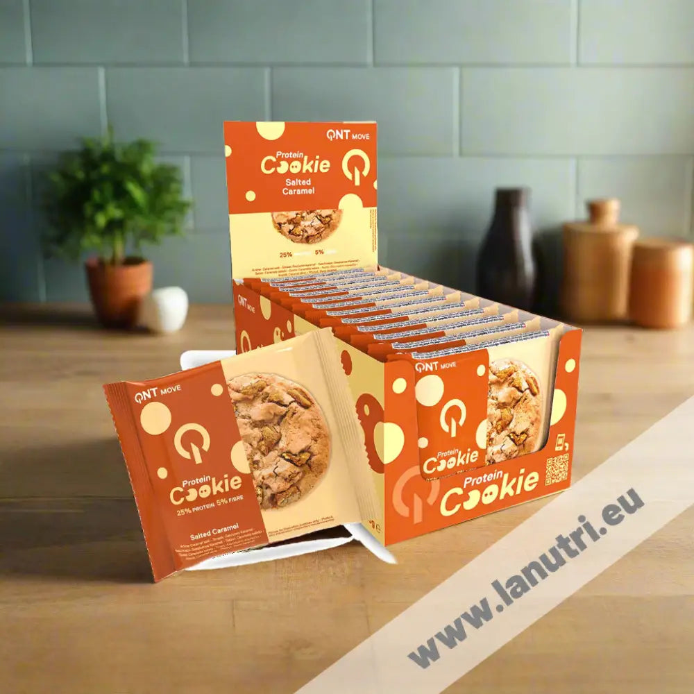 QNT Light Digest - Protein cookie
- Salted Caramel - 12x60g