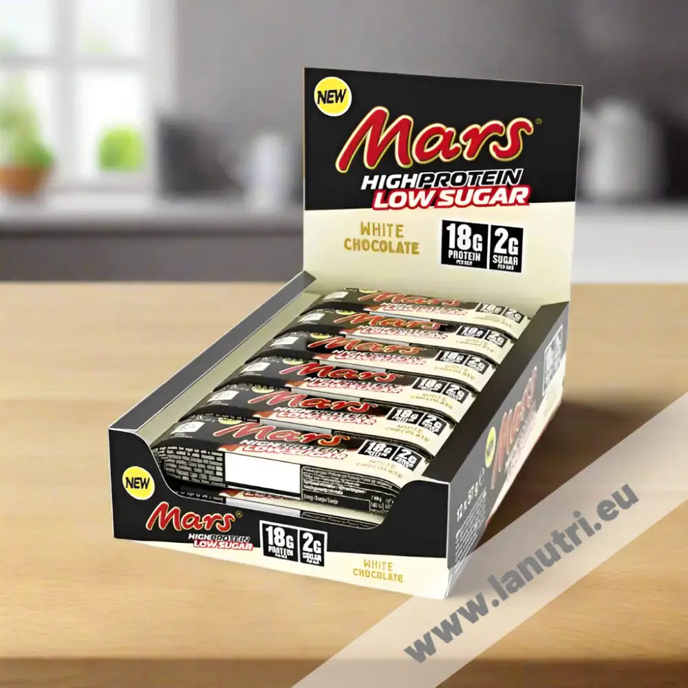 Mars Hi Protein Bar Low Sugar - White Chocolate - 12x57g