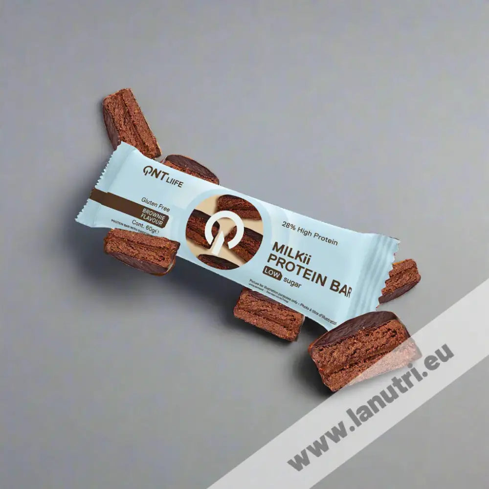 QNT Milkii Protein Bar - Brownie- 12x60g