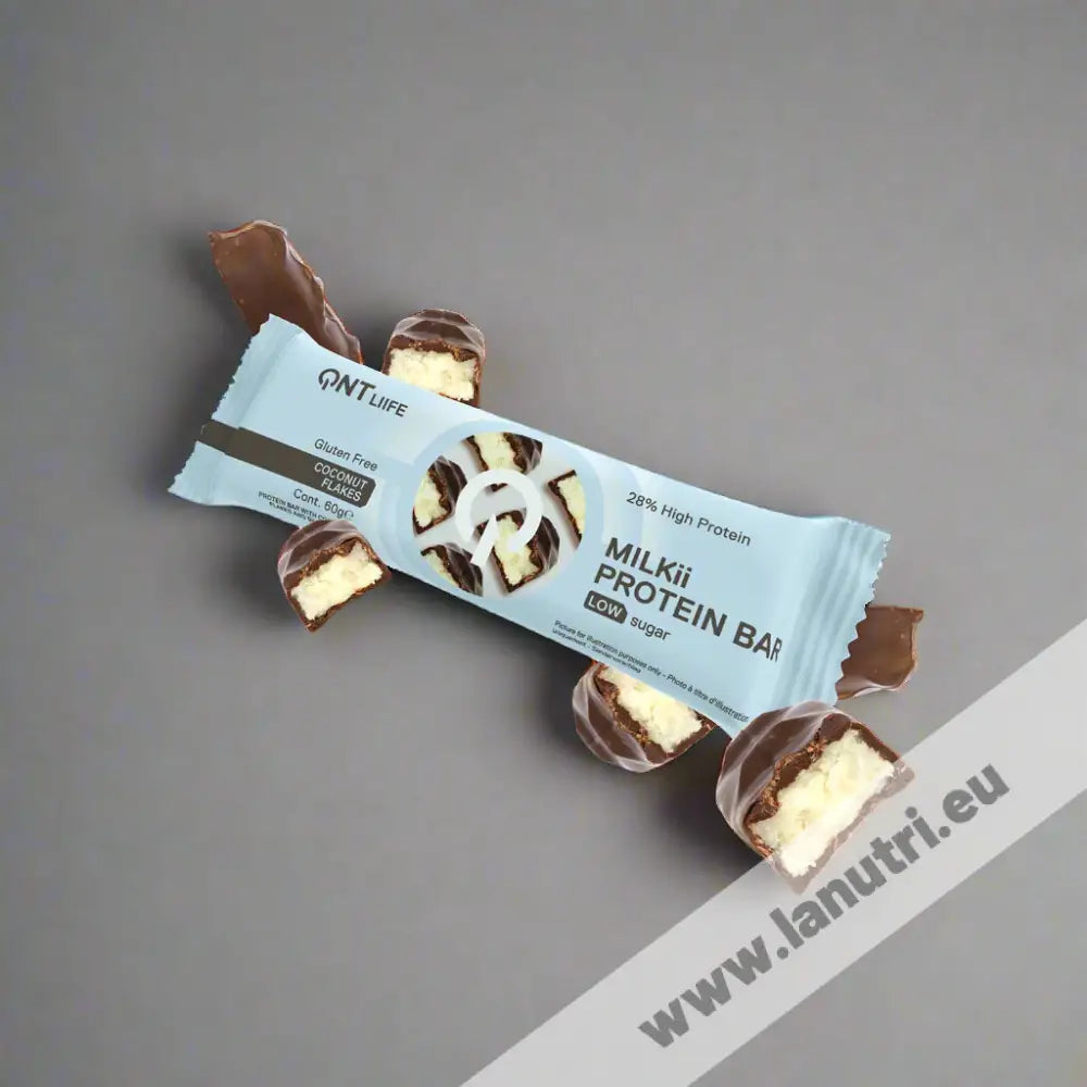 QNT Milkii Protein Bar - Coconut Flakes- 12x60g