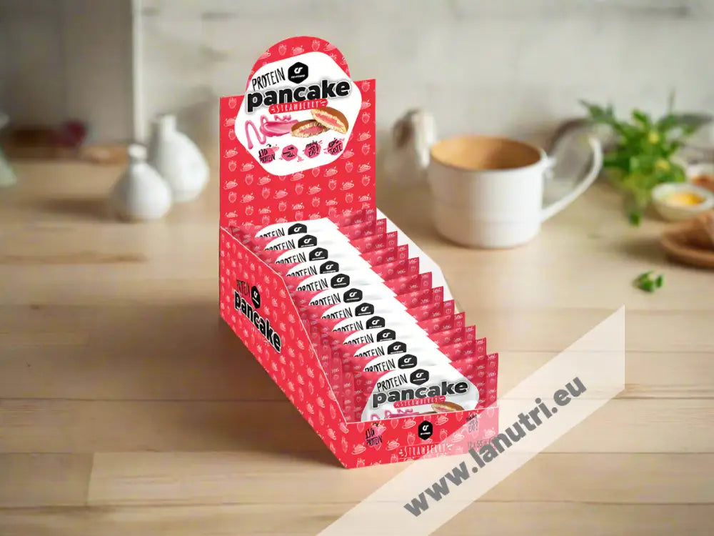 Go Fitness Protein Pancake - Strawberry- 12x55g
