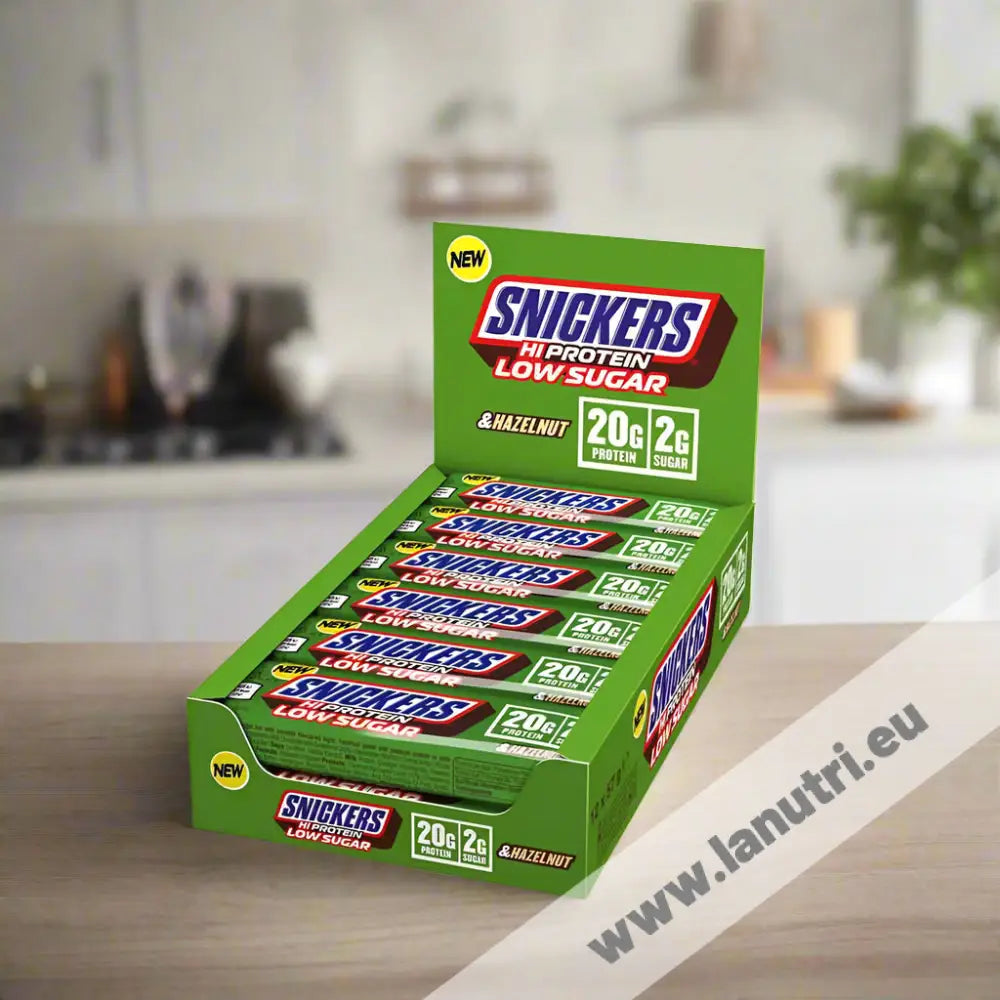 Mars Snickers Hi Protein Bar Low Sugar - Hazelnut- 12x57g
