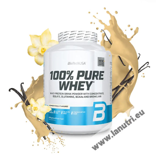 BiotechUsa 100% Pure Whey - Vanilla Bourbon - 2290g