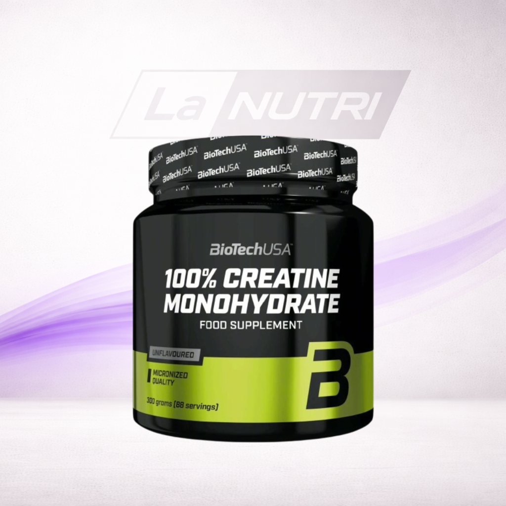 BiotechUSA 100% Creatine Monohydrate - Unflavored - 300g nu bij Lanutri te koop