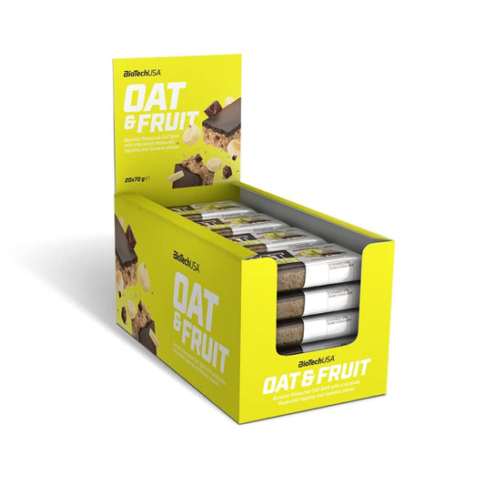 BiotechUSA Oat bar - chocolate banana - 20 x 70 g