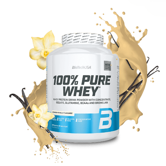 BiotechUsa 100% Pure Whey - Vanilla Bourbon - 2290g