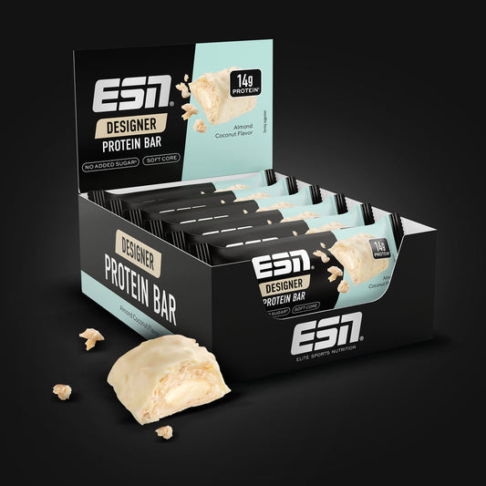 ESN Designer Protein Bar - Almond Coconut- 12x45g