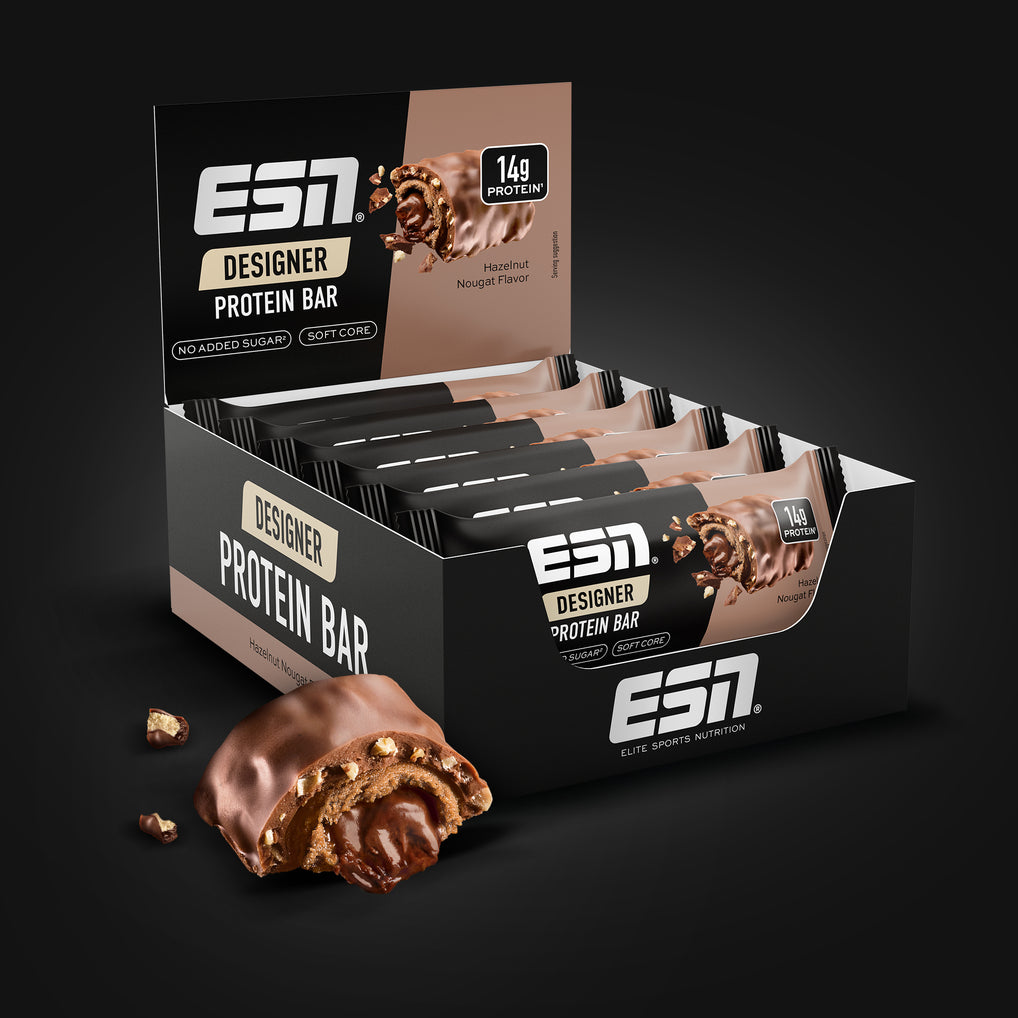 ESN Designer Protein Bar - Hazelnut Nougat- 12x45g
