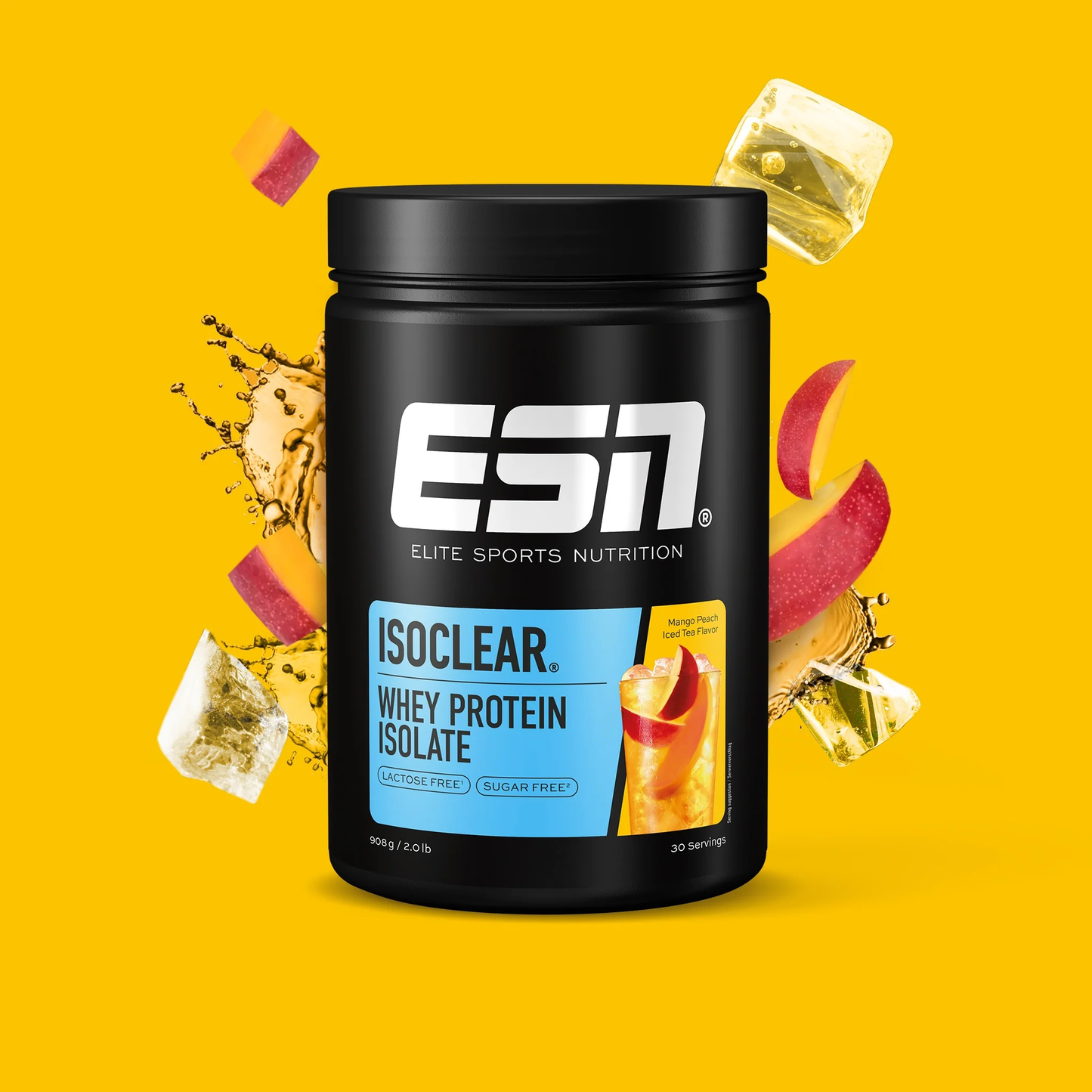ESN Isoclear Whey Protein - Mango Iced Tea Peach - 908g