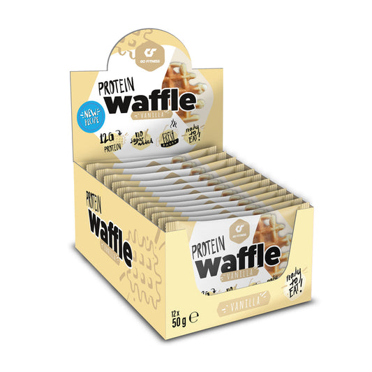 Go Fitness Protein Waffle - Vanilla - 12x50g
