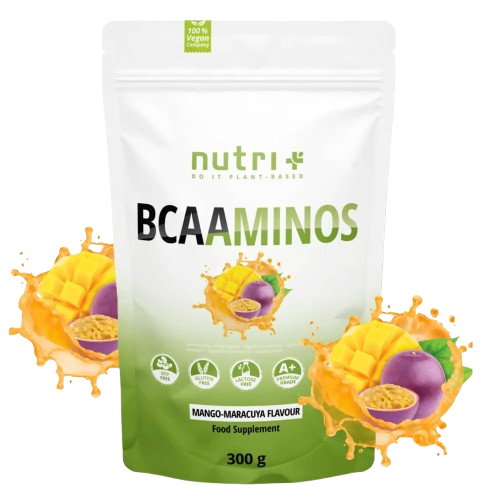 Nutri+ BCAA aminos mango maracuja flavour nu beschikbaar bij Lanutri