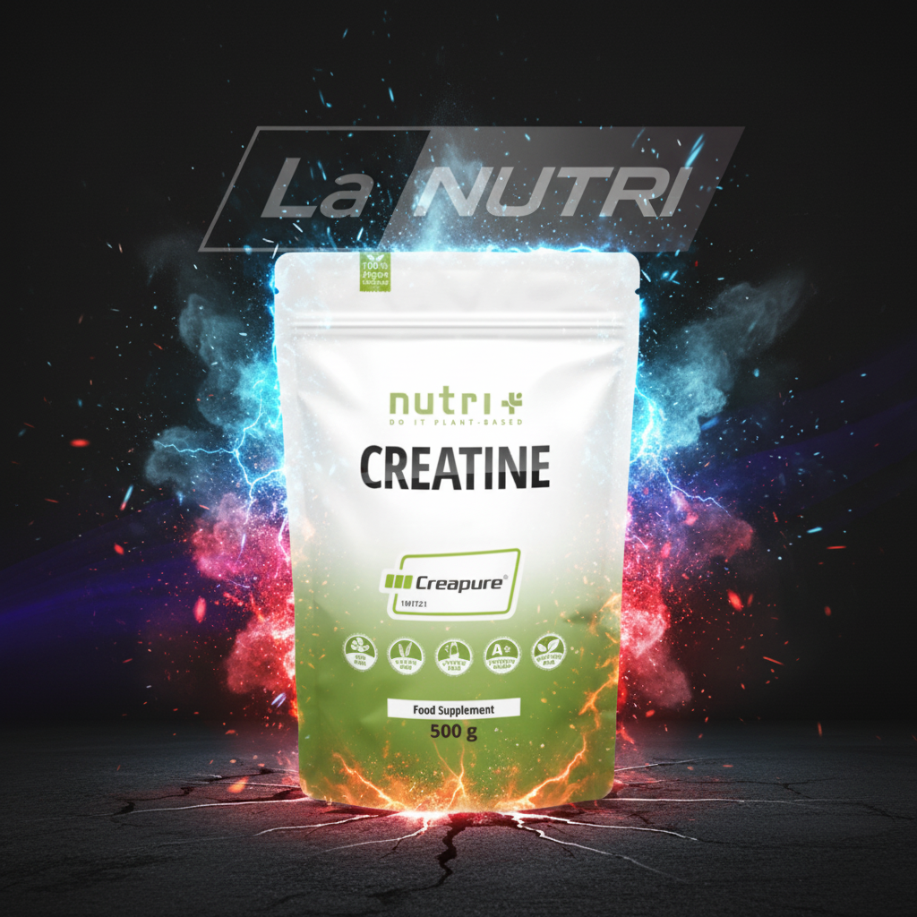 Nutri+ Creatine Creapure® 500 g premium creatine monohydrate powder