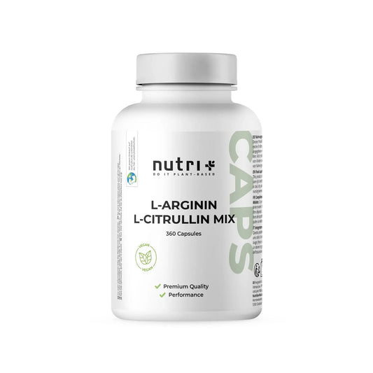 Nutri+ L-Arginine L-Citrulline Mix - 360 caps
