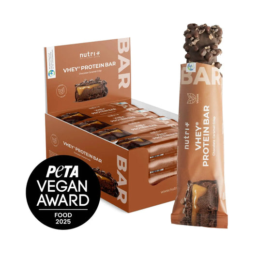 Nutri + VHEY Protein Bar - Chocolate Caramel Crisp - 12 x 50g