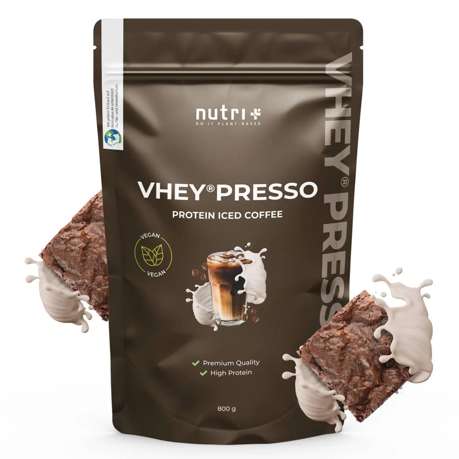 Nutri+ VHEYpresso protein coffee - Chocolate-Brownie - 800g