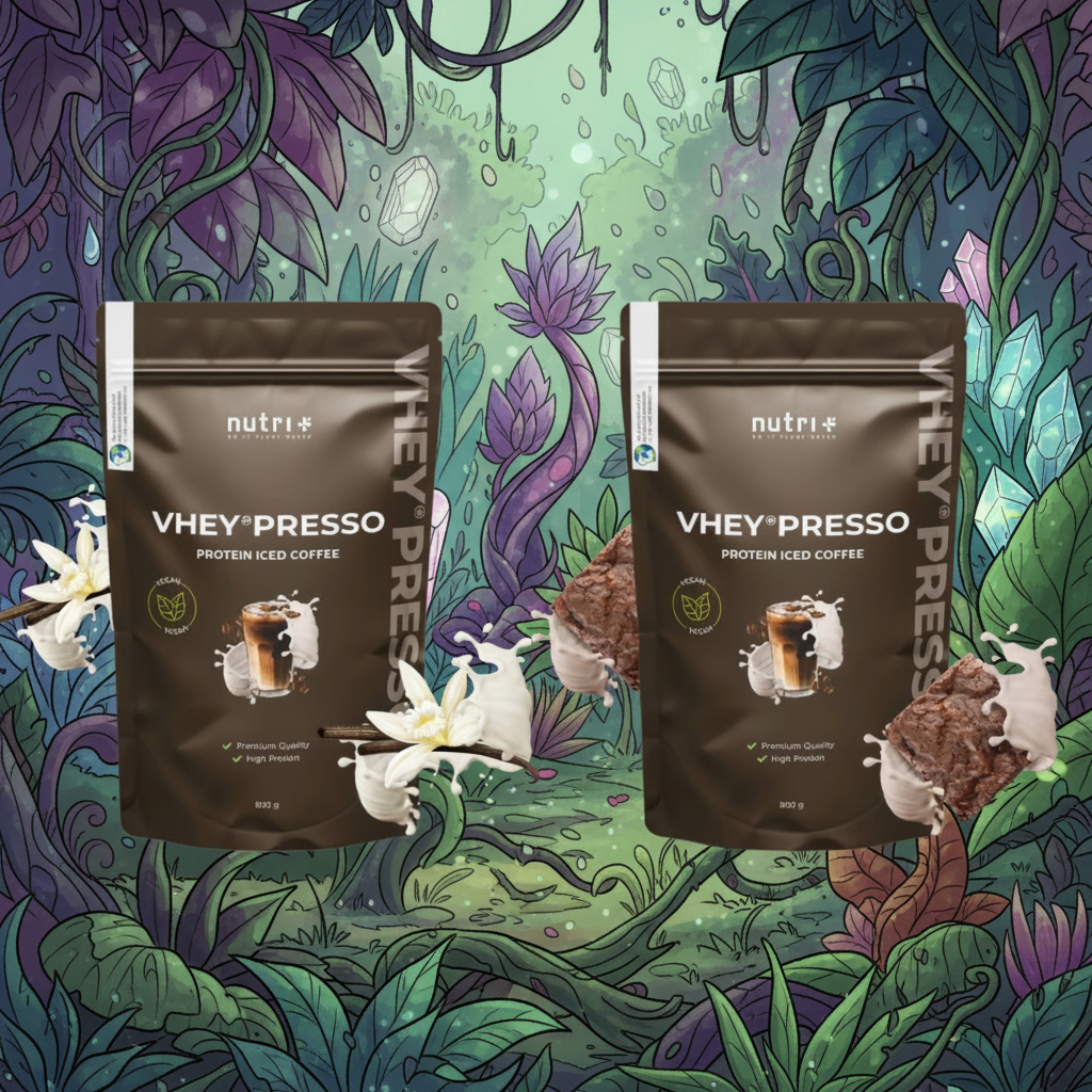 Nutri+ chey presso protein iced coffee nu bij Lanutri