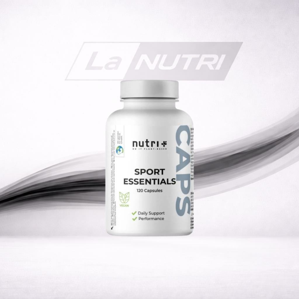 Nutri+ sport essentials caps nu bij Lanutri