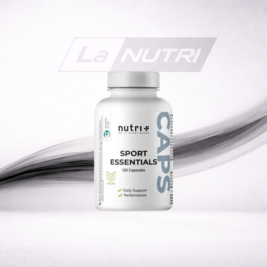 Nutri+ sport essentials caps nu bij Lanutri