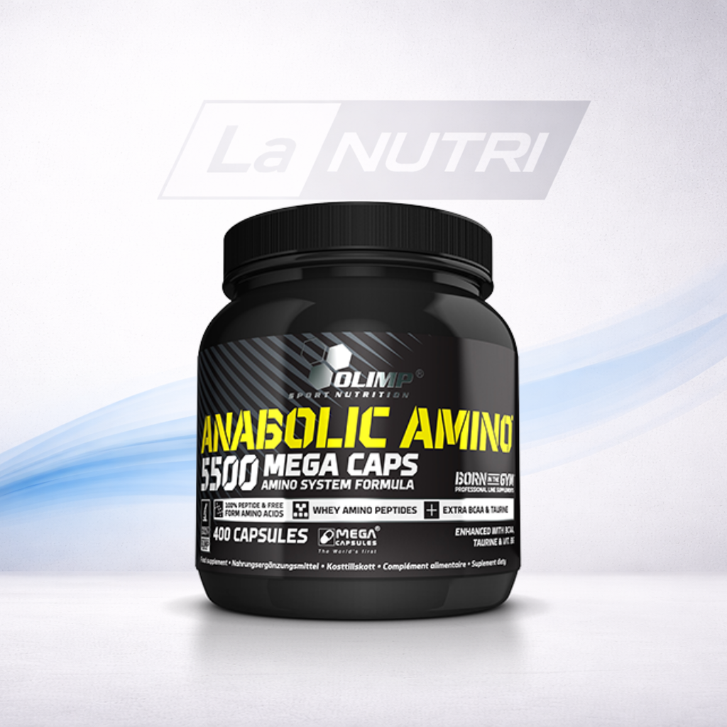 Olimp Anabolic Amino 5500 Mega Caps - 400 caps nu bij Lanutri te koop