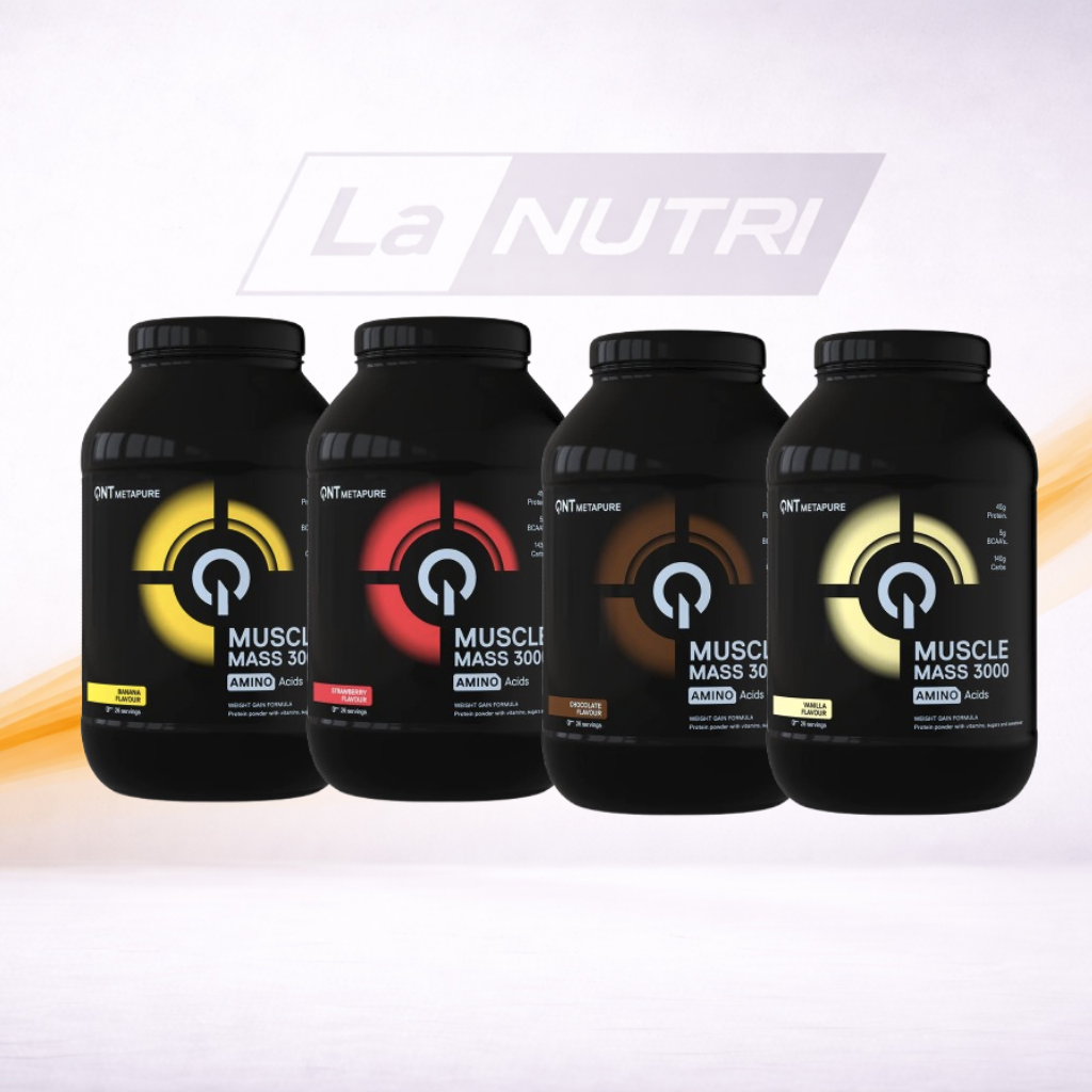QNT 3000 Muscle Mass - 1300g nu bij Lanutri