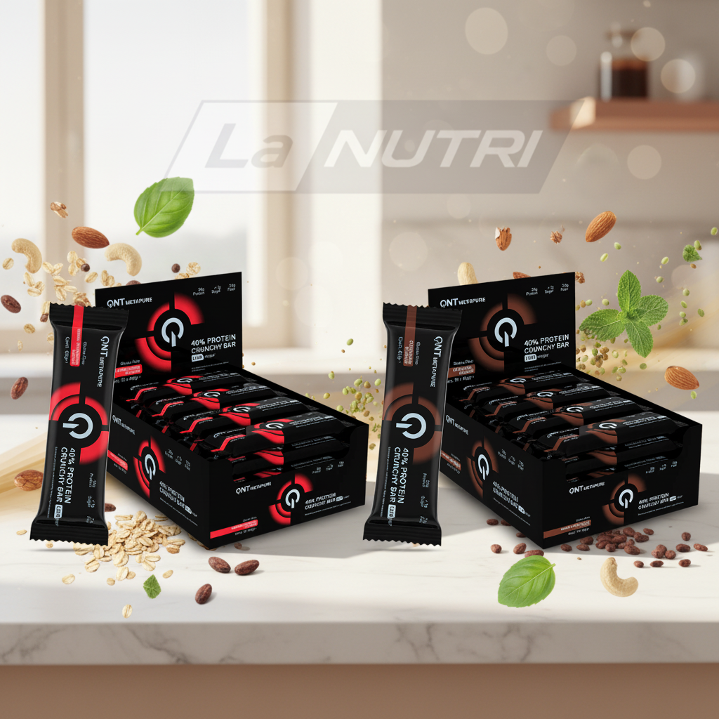 QNT  Metapure 40% Protein Crunchy Bar 