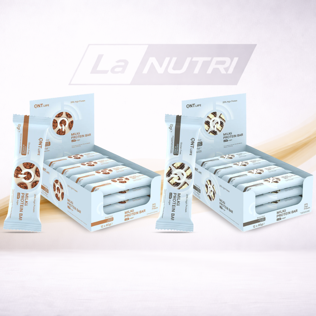 QNT  Milkii Protein Bar nu bij Lanutri