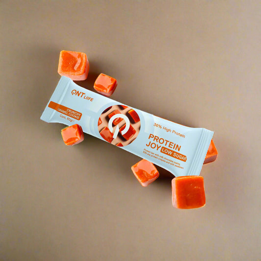 QNT Protein Joy Bar - Crunchy Caramel Cookie- 12x60g