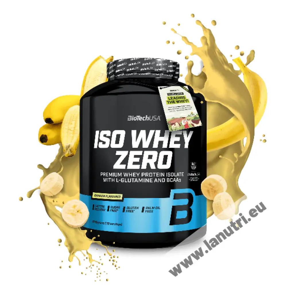 BiotechUsa Iso Whey Zero - Banana- 1816g