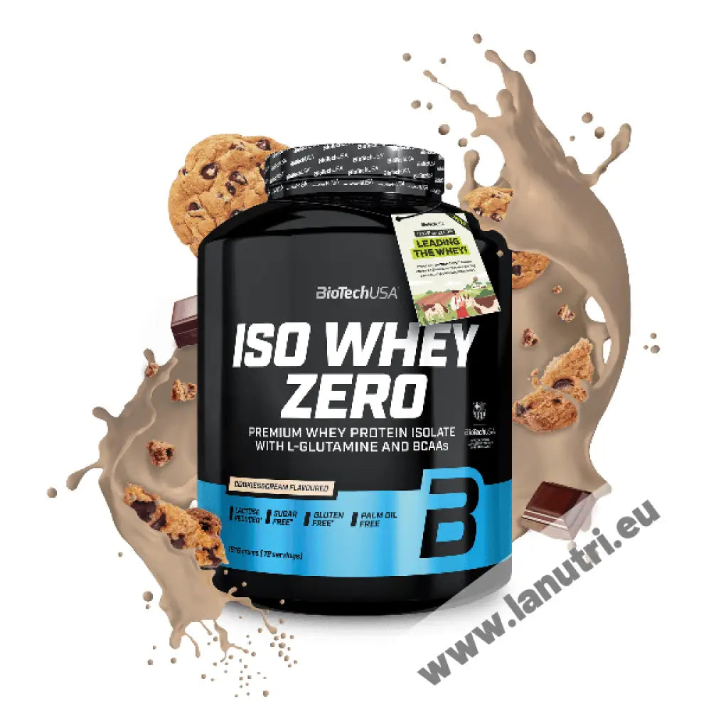 BiotechUsa Iso Whey Zero - Cookies & Cream- 1816g