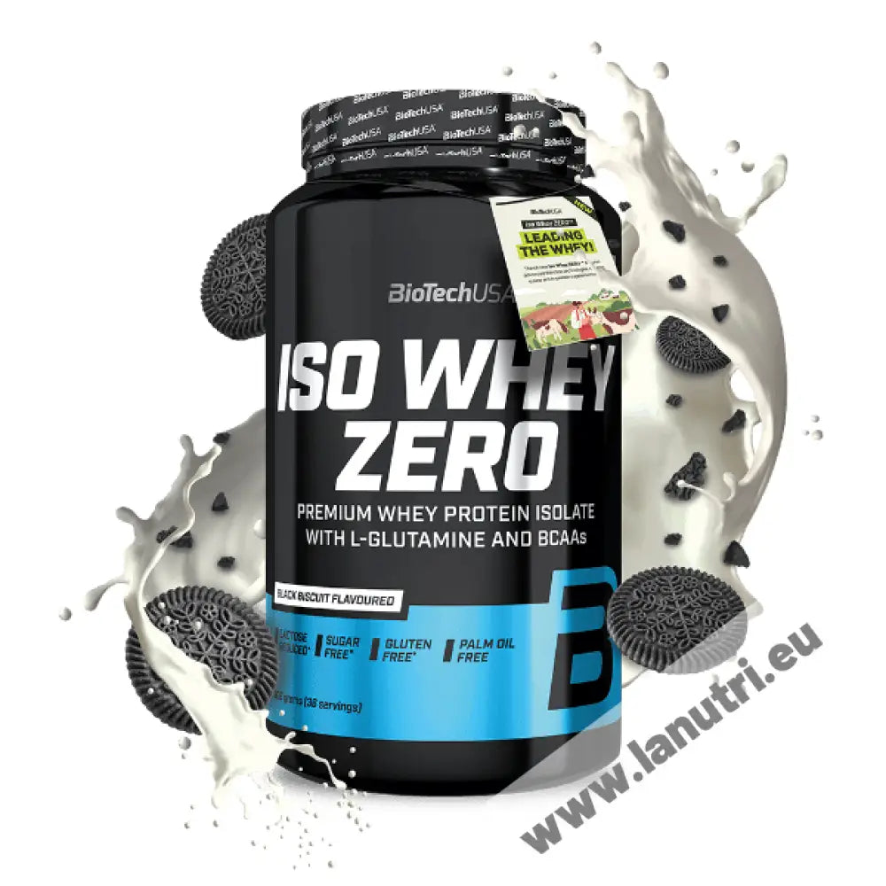 BiotechUsa Iso Whey Zero - Black Biscuit- 908g