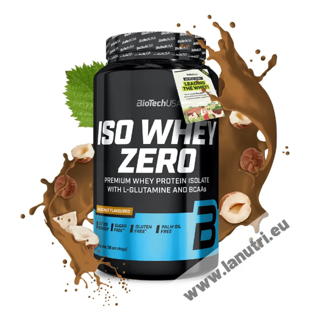 BiotechUsa Iso Whey Zero - Hazelnut- 908g