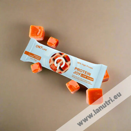 QNT Protein Joy Bar - Crunchy Caramel Cookie- 12x60g