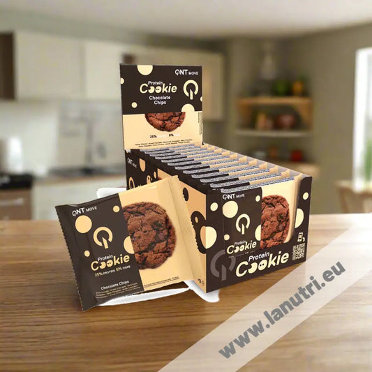 QNT Light Digest - Protein cookie 
- Chocolate Chip - 12x60g