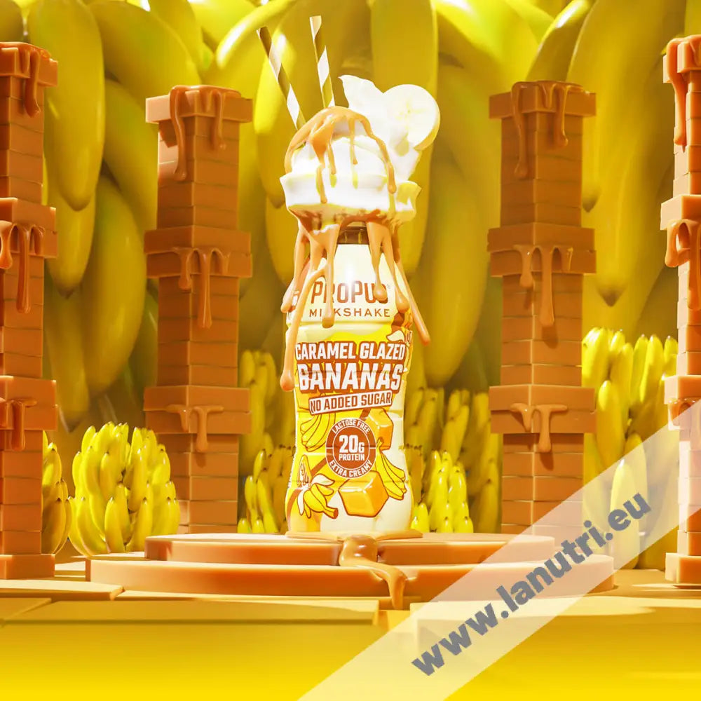 Propud protein shake (RTD) - Caramel Glazed Bananas - 8 x 330ml