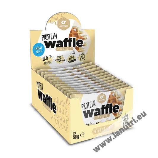 Go Fitness Protein Waffle - Vanilla - 12x50g