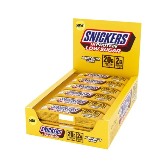 Snickers low sugar hiprotein peanut butter nu bij Lanutri