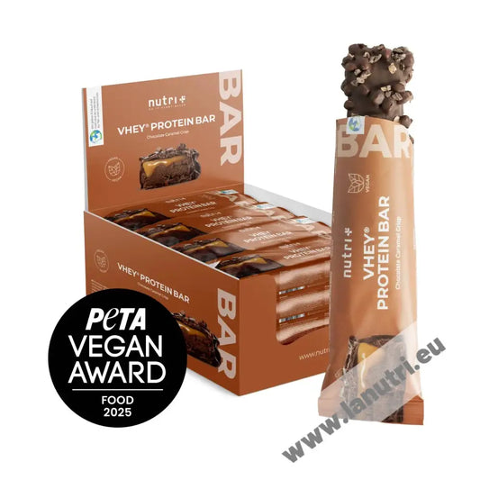 Nutri + VHEY Protein Bar - Chocolate Caramel Crisp - 12 x 50g